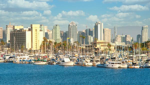 San Diego, CA skyline